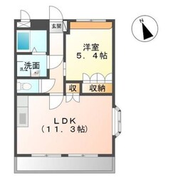 羽犬塚駅 徒歩25分 2階の物件間取画像